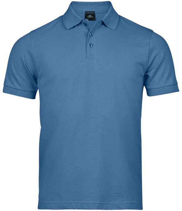 Tee Jays Luxury Stretch Piqué Polo Shirt Ocean Blue