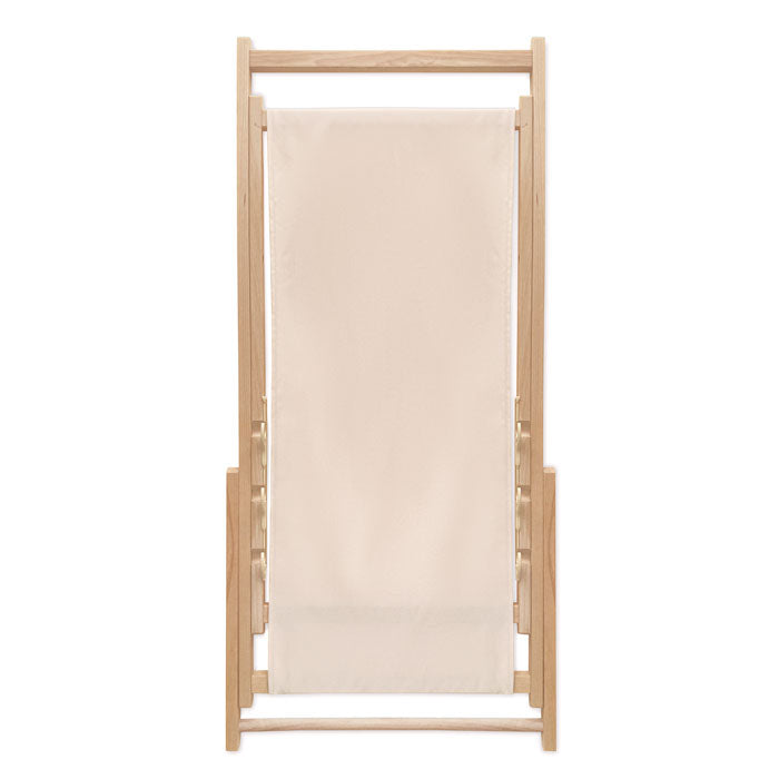 Branded Beach chair in wood