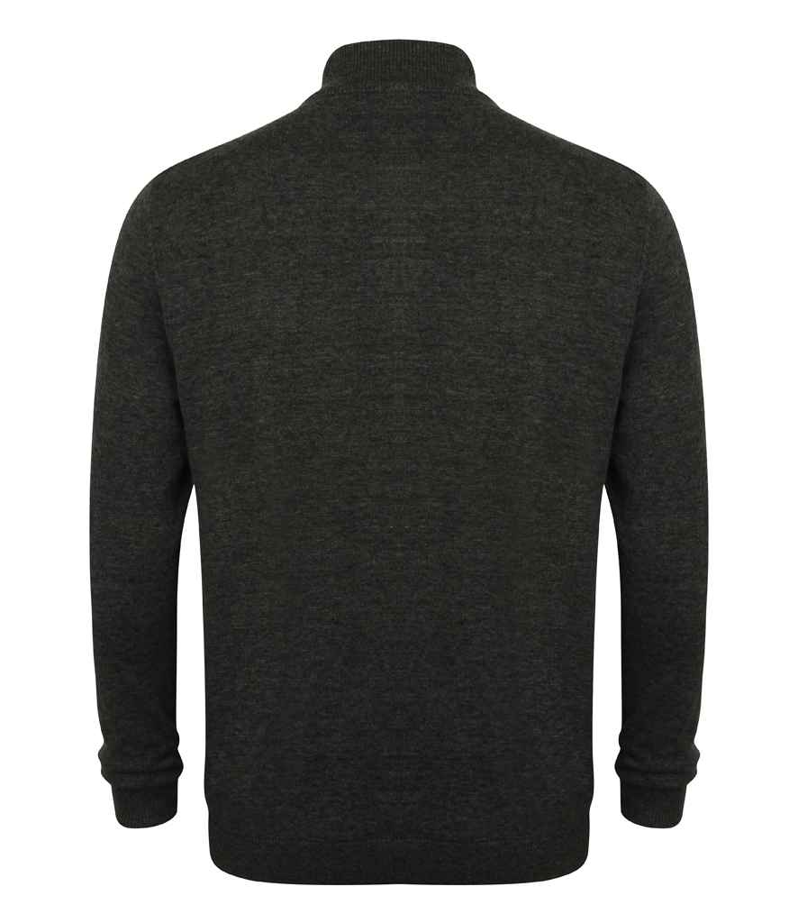 Henbury Unisex Zip Through Cardigan