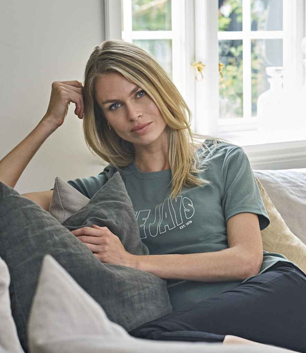 Tee Jays Ladies Interlock T-Shirt Leaf Green