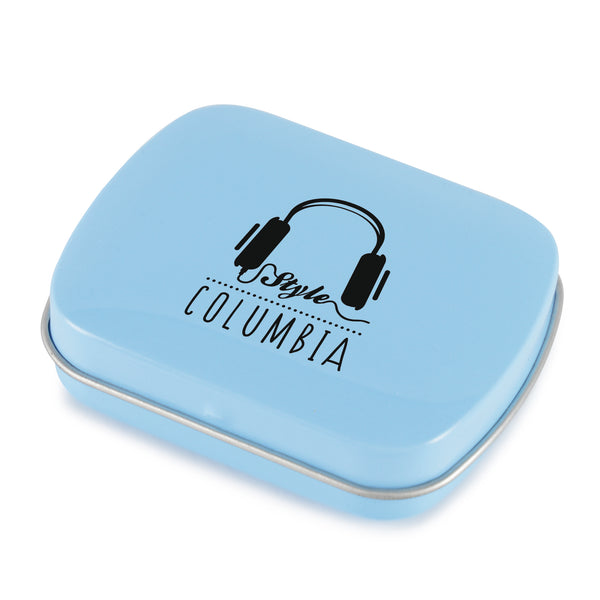 Rectangular metal mint tin - Approx 64 mints