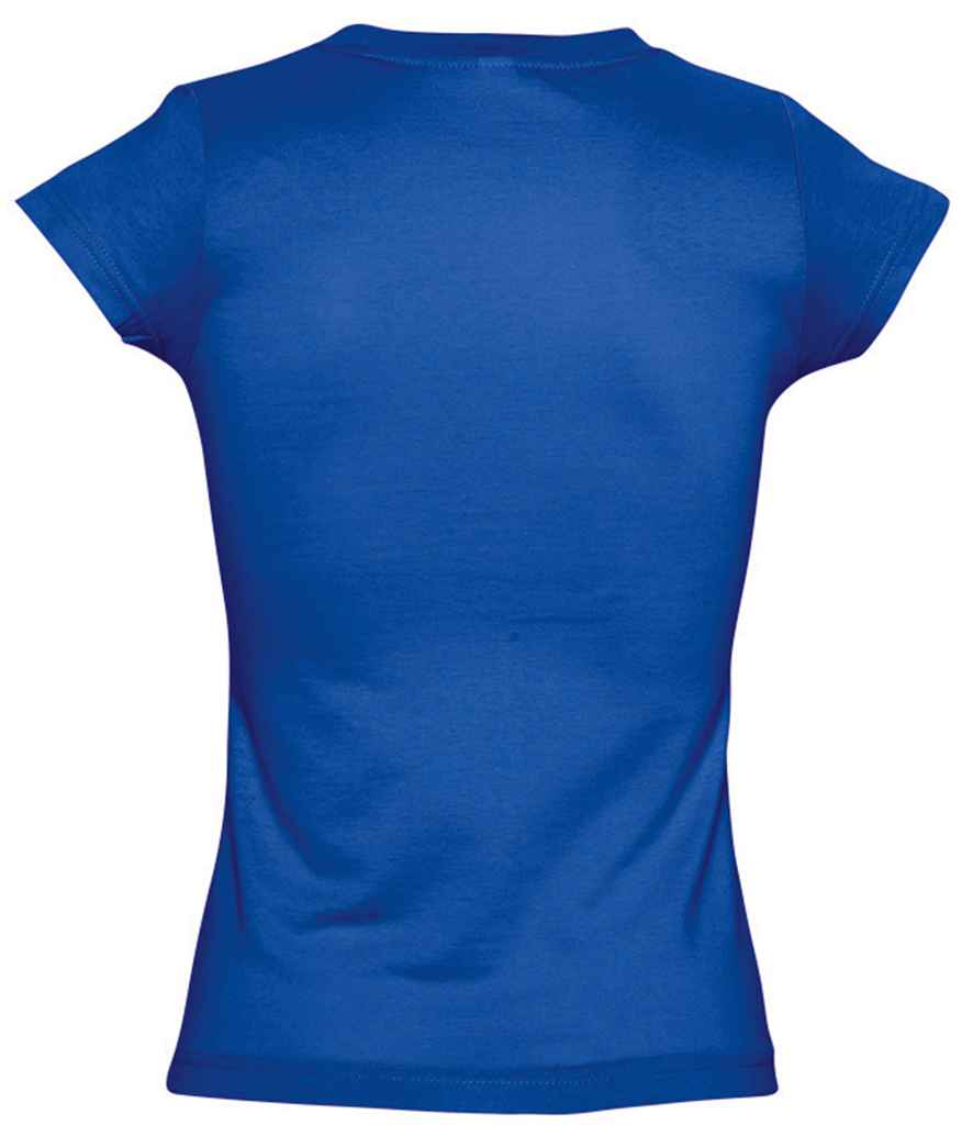 SOL'S Ladies Moon V Neck T-Shirt Royal Blue