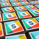 Branded Brownie (5cm Square, Iced)