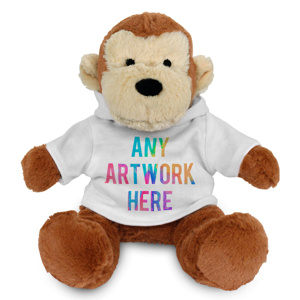 Branded White Hoodie Bear