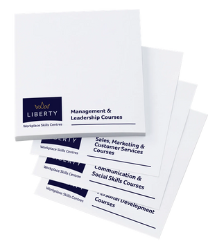 Sticky-Smart Notes - Variable Print 68 x 75mm 50 Sheet.