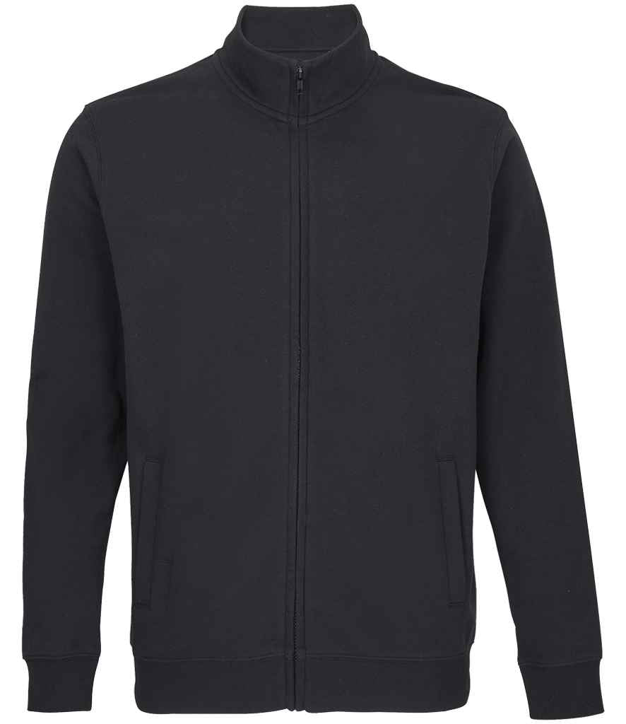 SOL'S Unisex Cooper Full Zip Sweat Jacket Black