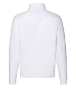 Fruit of the Loom Premium Zip Neck Sweatshirt White
