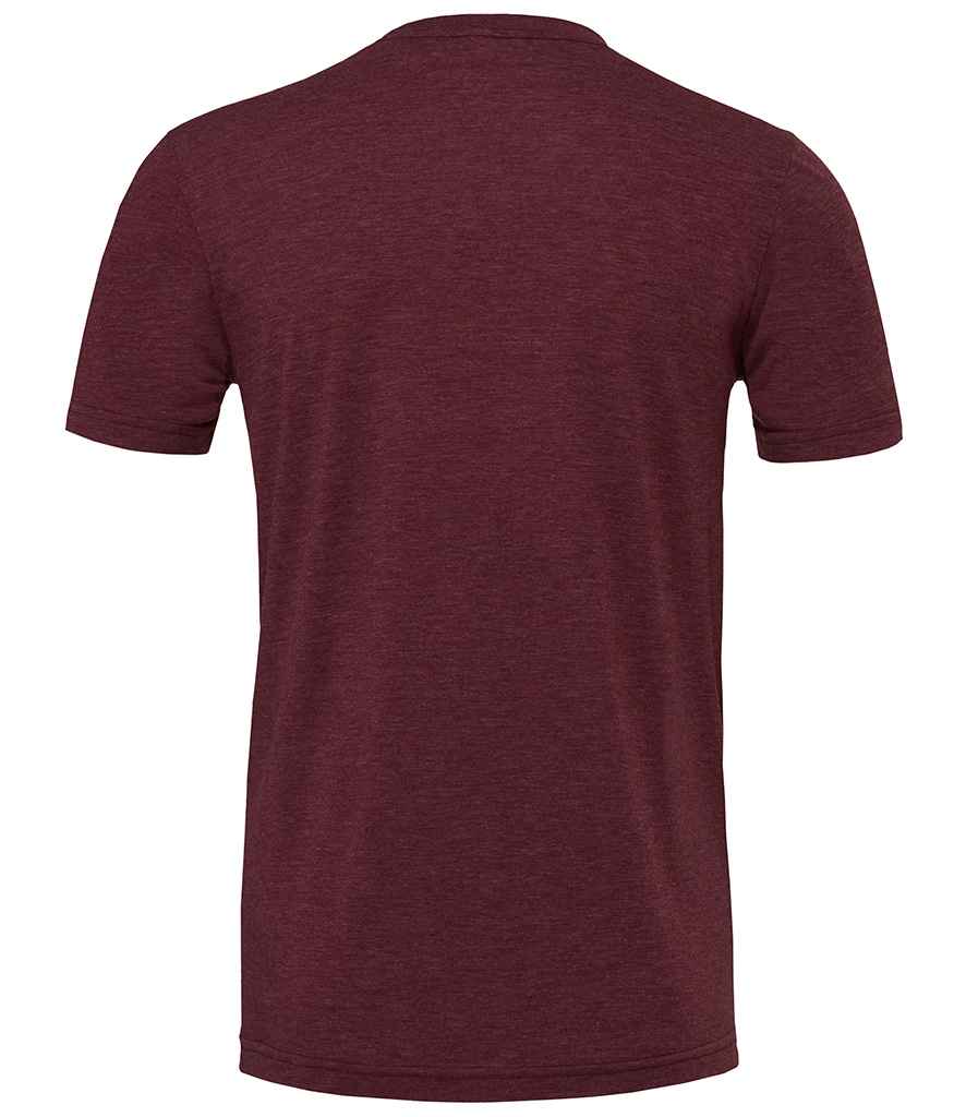 Canvas Unisex Tri-Blend T-Shirt Maroon Tri-Blend