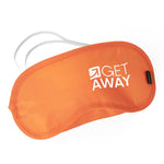 Black rPET Sleep Eye Mask, Plain Stock