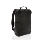 Branded Fashion black 15.6" laptop backpack PVC free