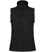 Regatta Ladies Flux Soft Shell Bodywarmer Black/Black