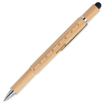 Spirit level pen in bamboo
