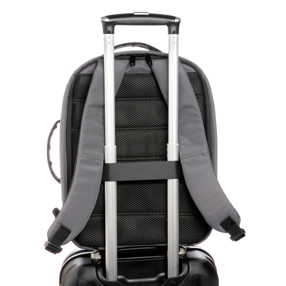 Branded Impact AWARE™ RPET anti-theft 15.6" laptop backpack