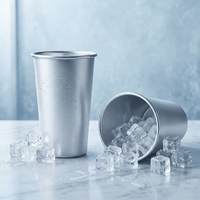 Chili Kop Silver Aluminium Cup