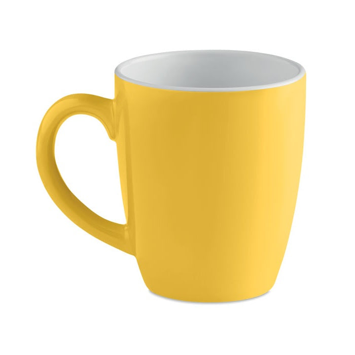 Branded Ceramic coloured mug 290 ml