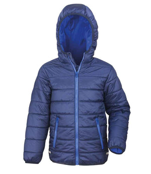 Result Core Kids Padded Jacket Navy/Royal Blue