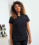 Premier Ladies Blossom Short Sleeve Tunic Black