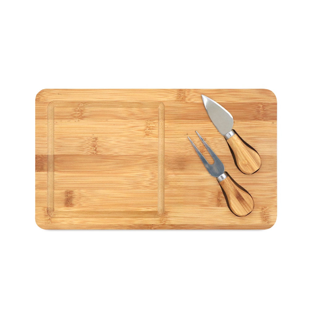 WOODS. Bamboo cheese board