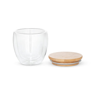 ECUADOR 250. Borosilicate glass travel cup 250 mL
