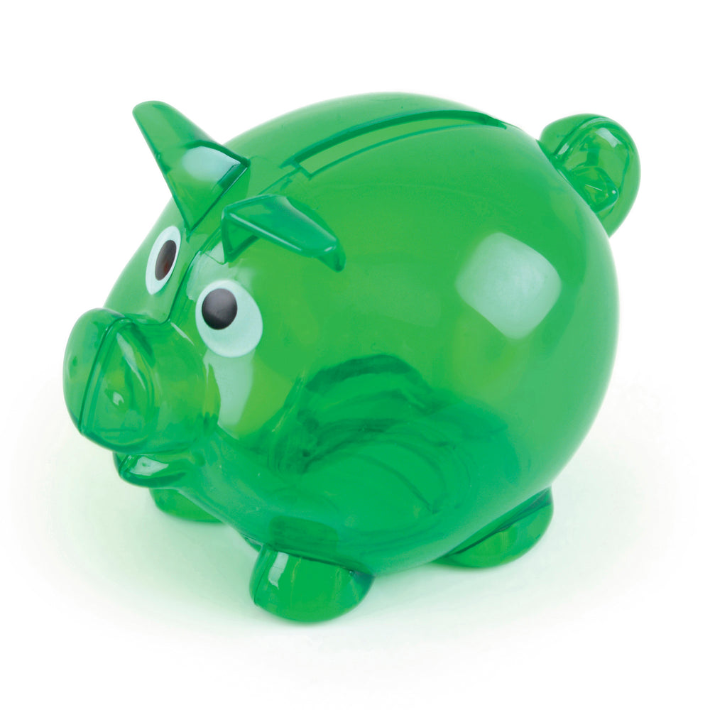 Branded Piglet Bank Mini Single Slot Translucent piggy bank