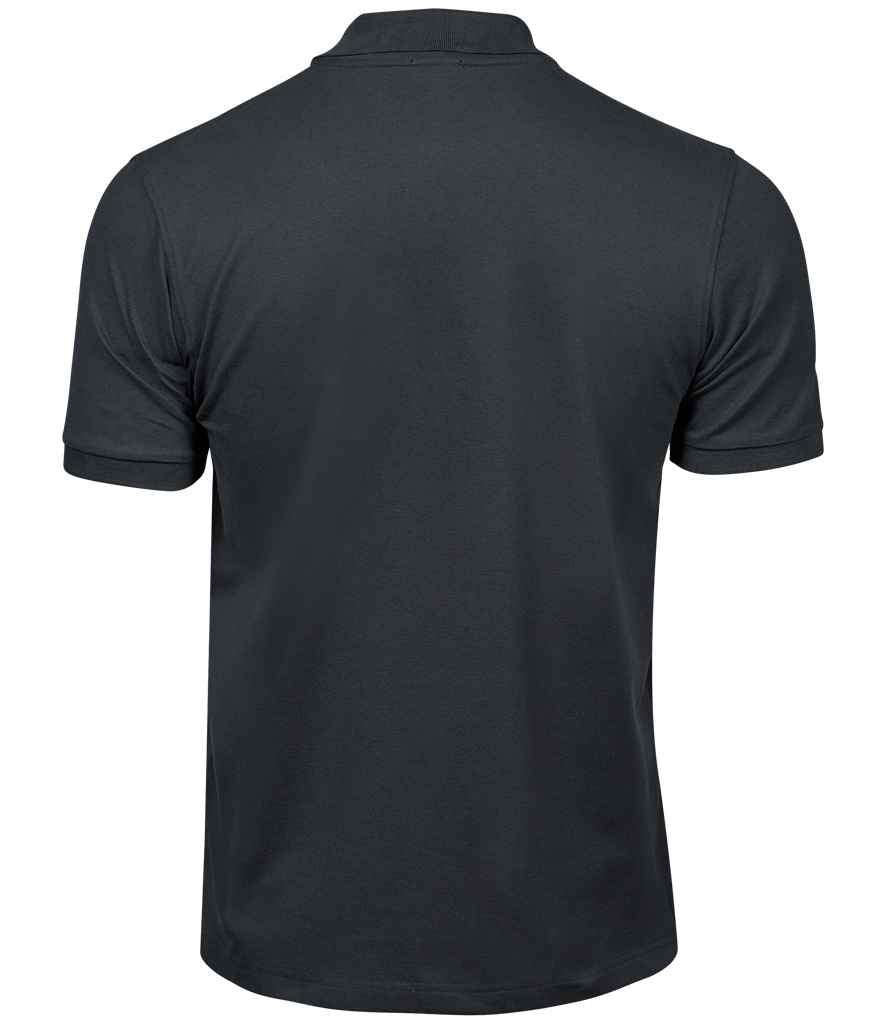 Tee Jays Luxury Stretch Piqué Polo Shirt Dark Grey