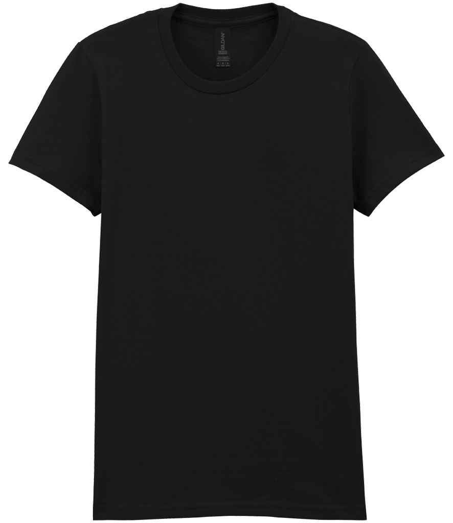 Gildan Ladies SoftStyle® Midweight T-Shirt Pitch Black