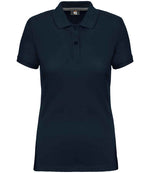 WK Designed to Work Ladies Anti-Bacterial Piqué Polo Shirt Navy