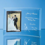 Bevelled Glass Crescent Frame for 4" x 6" Portrait Photo