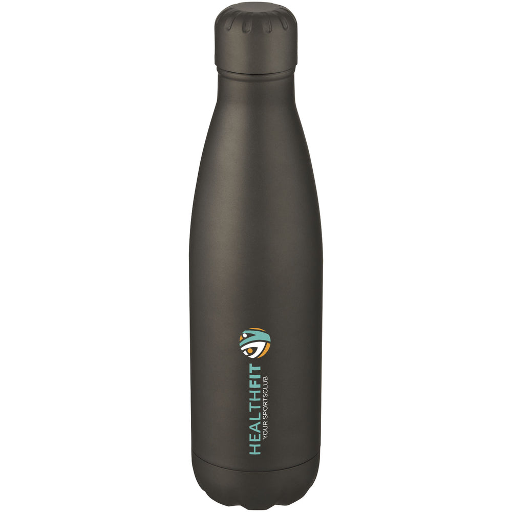 Branded Cove 500 ml vacuum insulated stainless steel bottle