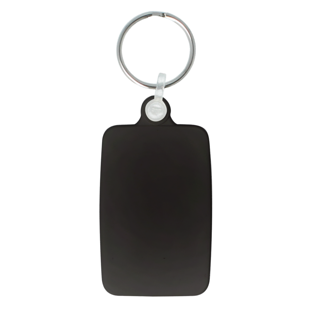 55mm Rectangle Keyring