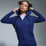 Anthem Ladies Organic Full Zip Hoodie Navy