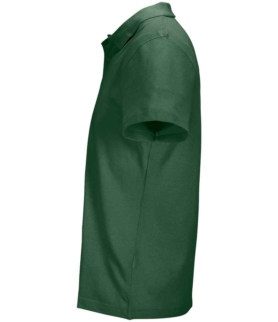 SOL'S Unisex Pulse Twin Piqué Polo Shirt Bottle Green