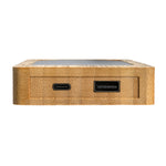 Branded Sunwick 10.000 mAh Bamboo solar powerbank