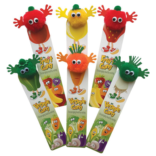 Healthy Logobug Characters on a Bookmark!