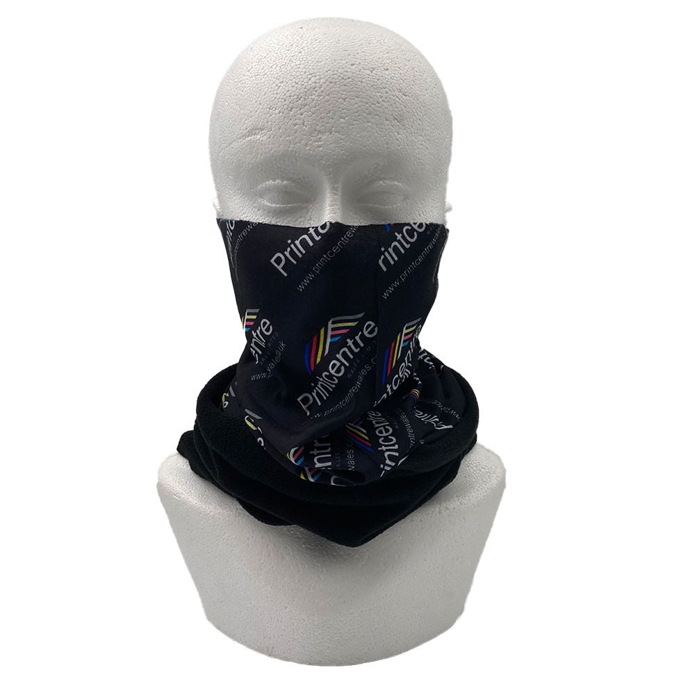 Branded Full Colour Band-It with Black Fleece