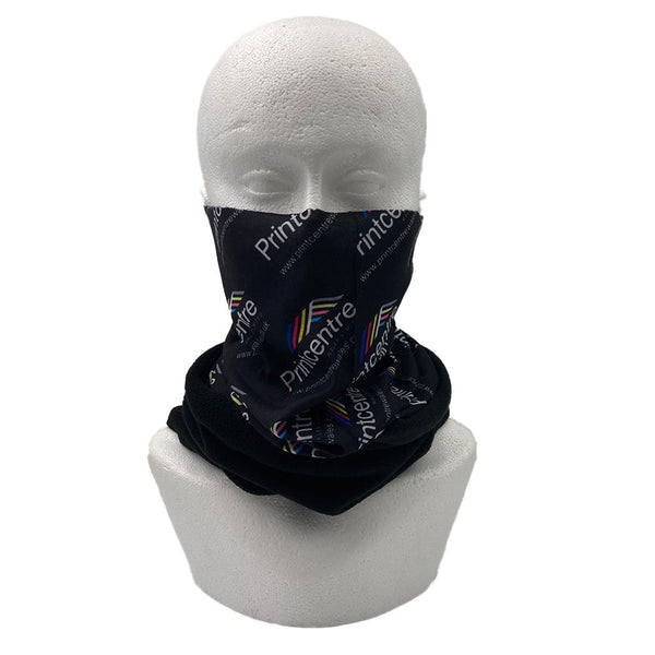 Branded Full Colour Band-It with Black Fleece