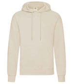 Fruit of the Loom Classic Hooded Sweatshirt Natural