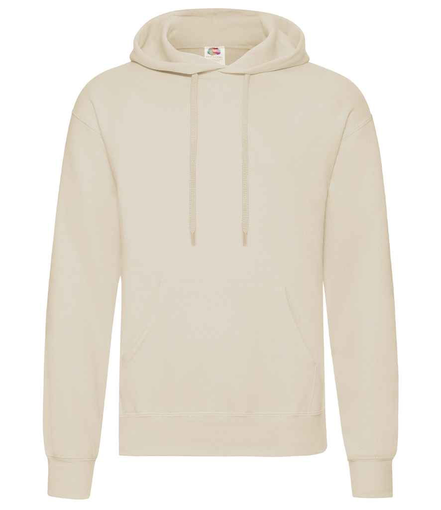 Fruit of the Loom Classic Hooded Sweatshirt Natural