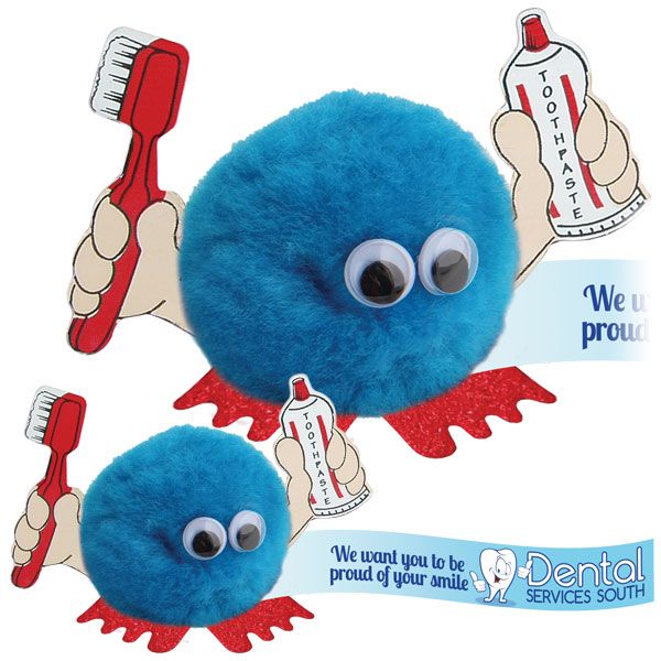 Education Themed Logobug Handholders Toothpaste & Brush