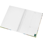 Branded Wire-o A4 notebook hard cover
