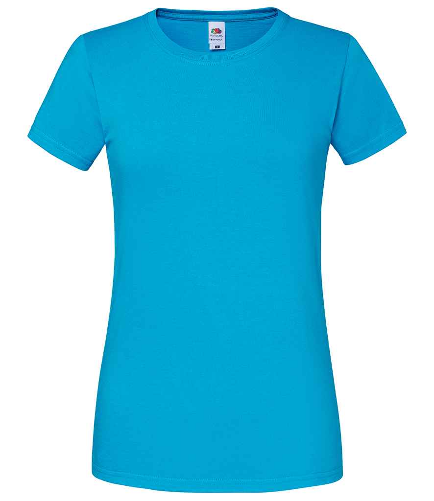 Fruit of the Loom Ladies Iconic 195 T-Shirt Azure