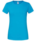 Fruit of the Loom Ladies Iconic 195 T-Shirt Azure