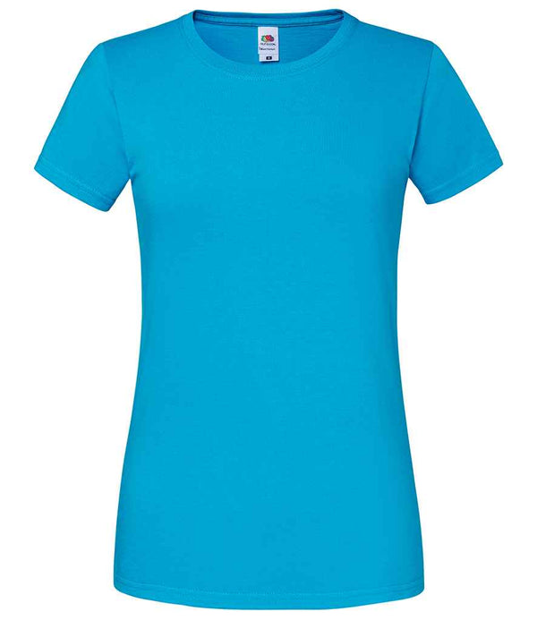 Fruit of the Loom Ladies Iconic 195 T-Shirt Azure