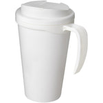 Branded Americano® Grande 350 ml mug with spill-proof lid