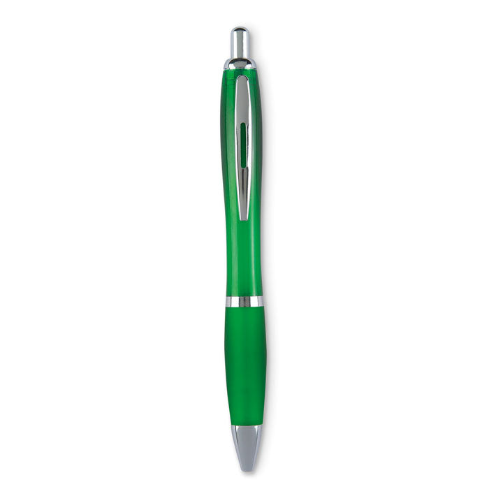 Riocolor Ball pen in blue ink | Branded Plastic Pen