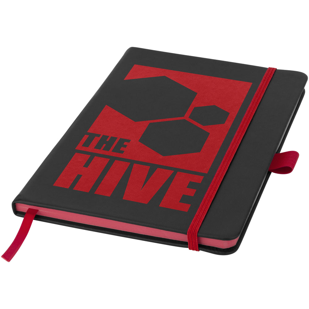 Branded Colour-edge A5 hard cover notebook