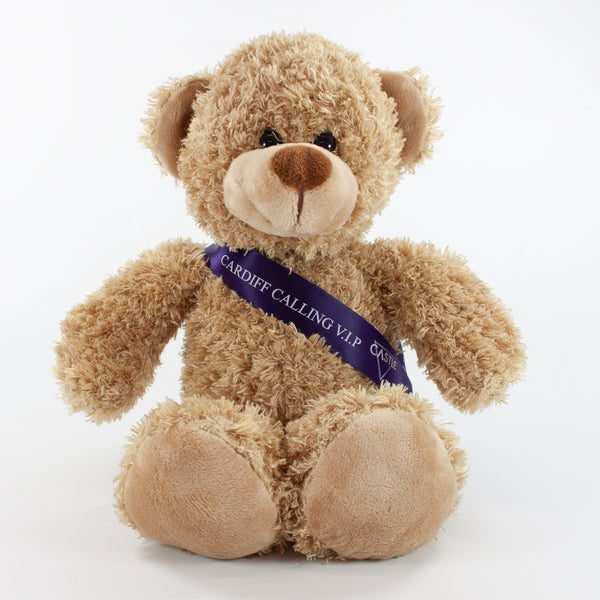 Sash Bear II 30cm Barney Bear, Biscuit