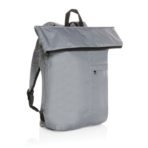 Dillon AWARE™ RPET lightweight foldable backpack Grey