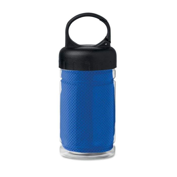 Branded Cooling towel in PET bottle