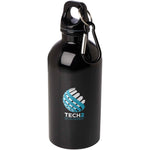 Oregon 400 ml RCS certified single wall stainless steel water bottle with carabiner